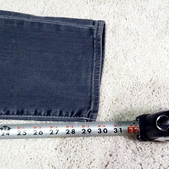 Levis 511 Jeans Men 32x32 Gray Slim Fit Premuim Faded Stretch Casual Whiskered - Picture 7 of 8